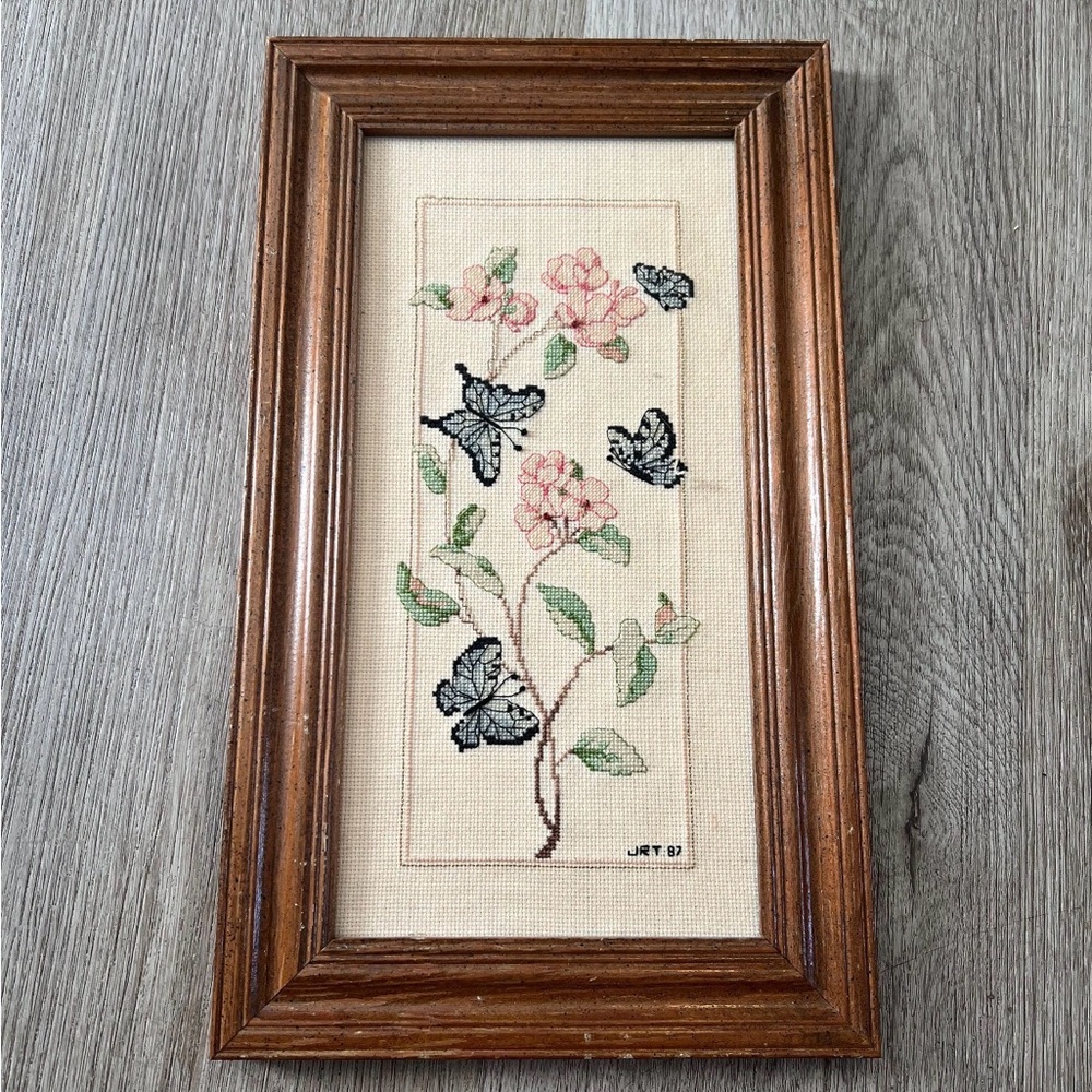 Butterfly Cross-Stitch 1987
